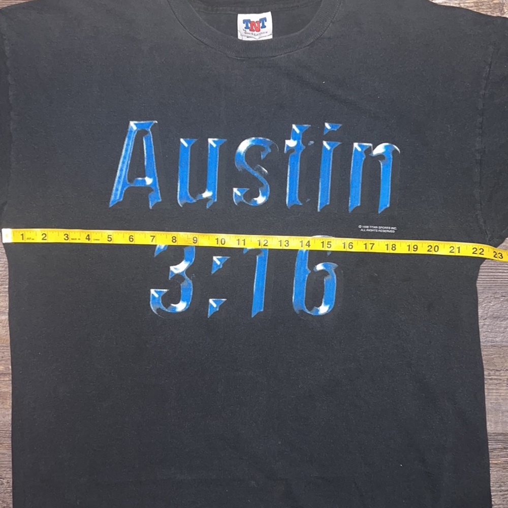 Vintage 1998 Stone Cold Wrestling T-Shirt - Picture 7 of 12